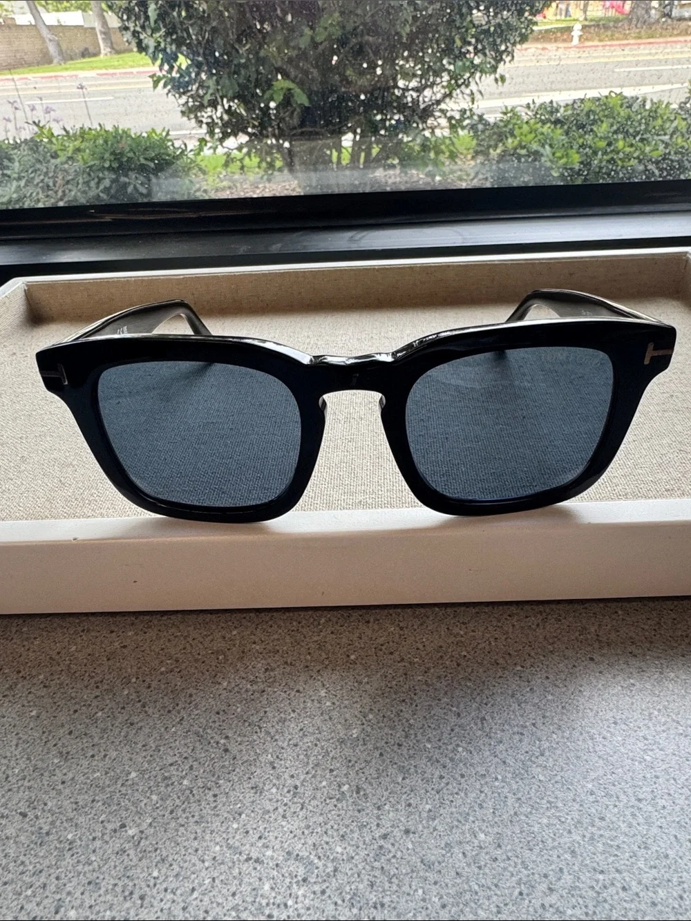 Tom Ford DAX TF751 Men's Black Sunglasses - Classic Square Frame